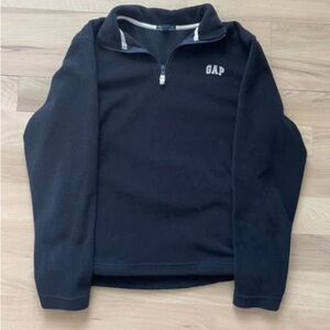 GAP Men's Navy Blue Micro Fleece 1/4 Zip Pullover